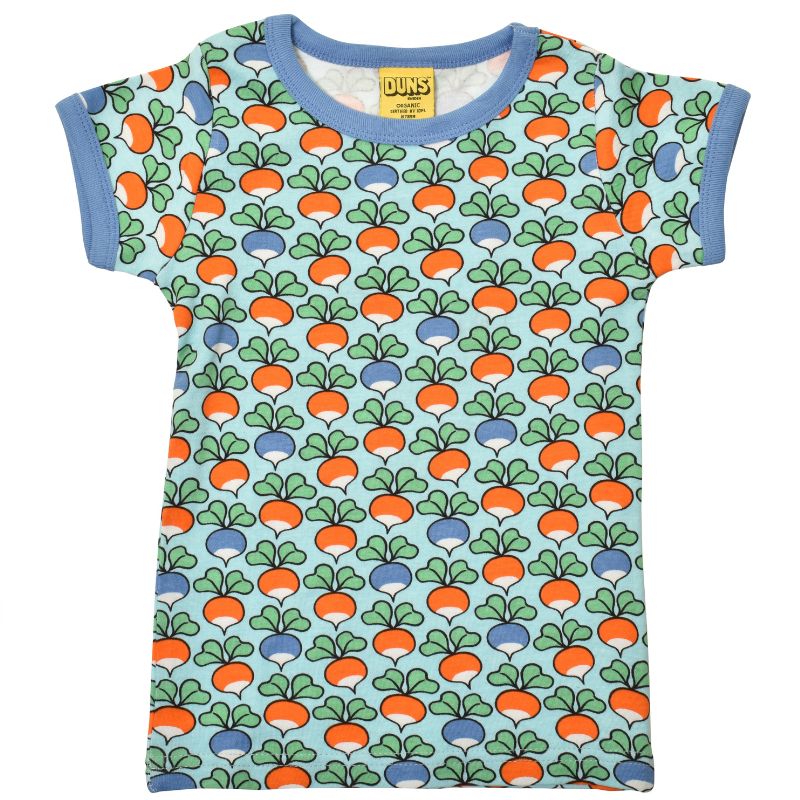 DUNS Sweden Kids Multi Radish T-shirt - Blue