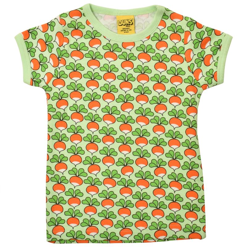 DUNS Sweden Kids Radish T-shirt - Patina Green