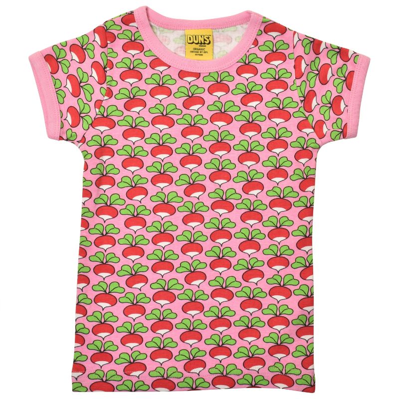 DUNS Sweden Kids Radish T-shirt - Chiffon Pink