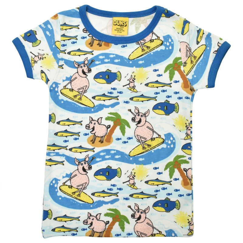 DUNS Sweden Kids Surf Pig T-shirt