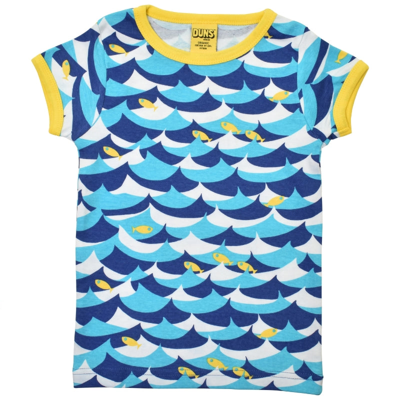 DUNS Sweden Kids Wave and Fish T-shirt