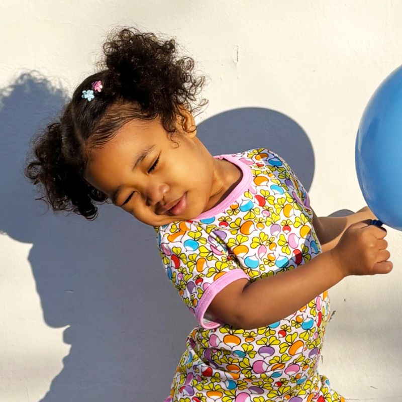 DUNS Sweden Kids Jumble Radish T-shirt - Pink