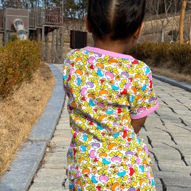 DUNS Sweden Kids Jumble Radish T-shirt - Pink