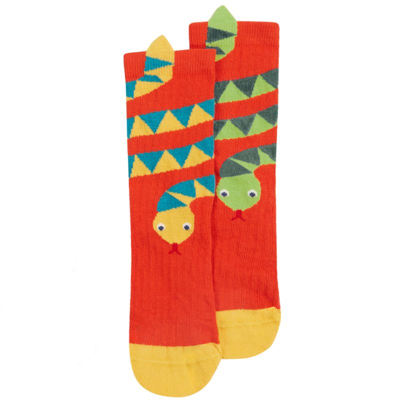 Frugi Character Socks - 2 Pack - Snake/Lemur Multipack