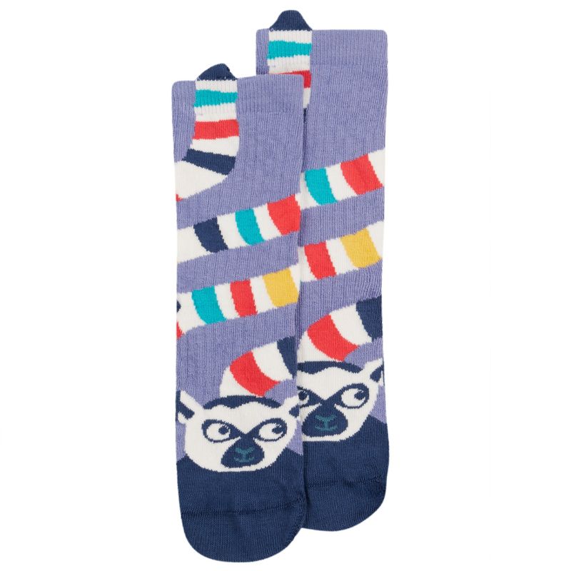 Frugi Character Socks - 2 Pack - Snake/Lemur Multipack