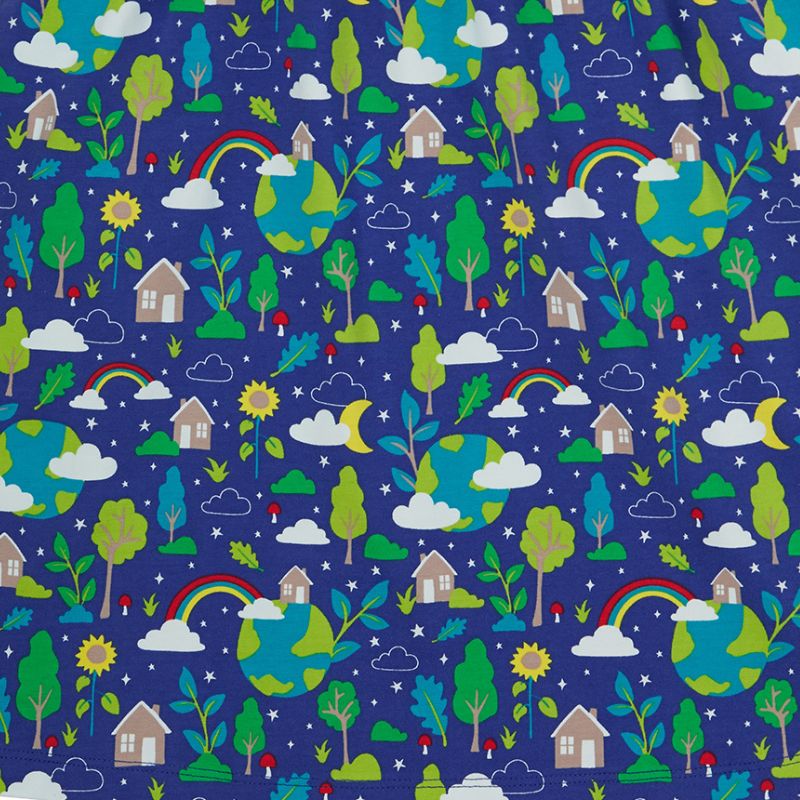 Frugi Celia Earth Day Dress - Short Sleeve