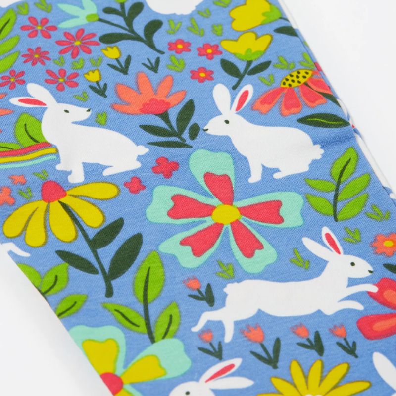 Frugi Libby Kids Leggings - Bunny Bounce
