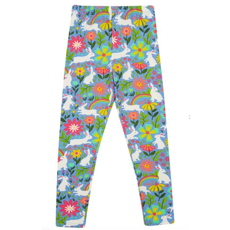 Frugi Libby Kids Leggings - Bunny Bounce