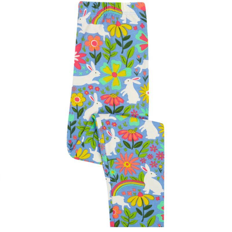 Frugi Libby Kids Leggings - Bunny Bounce