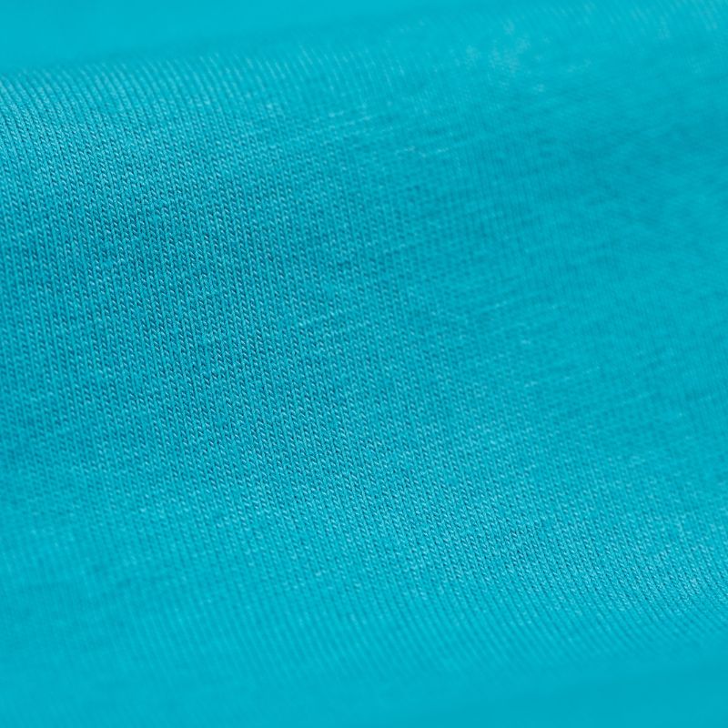 Close-up of turquoise fabric texture
