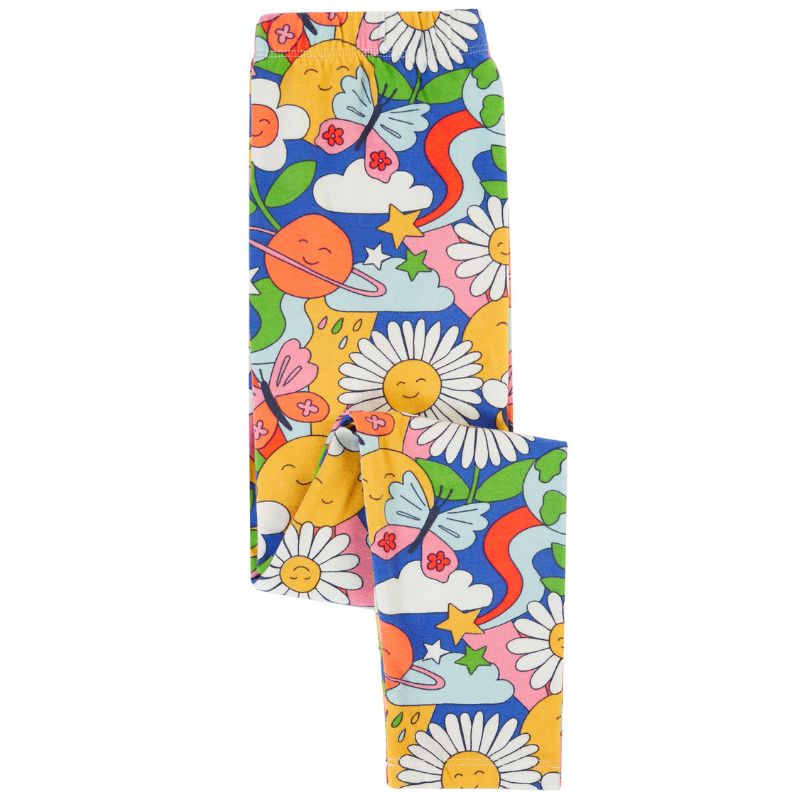 Frugi Libby Kids Leggings - Retro Happy