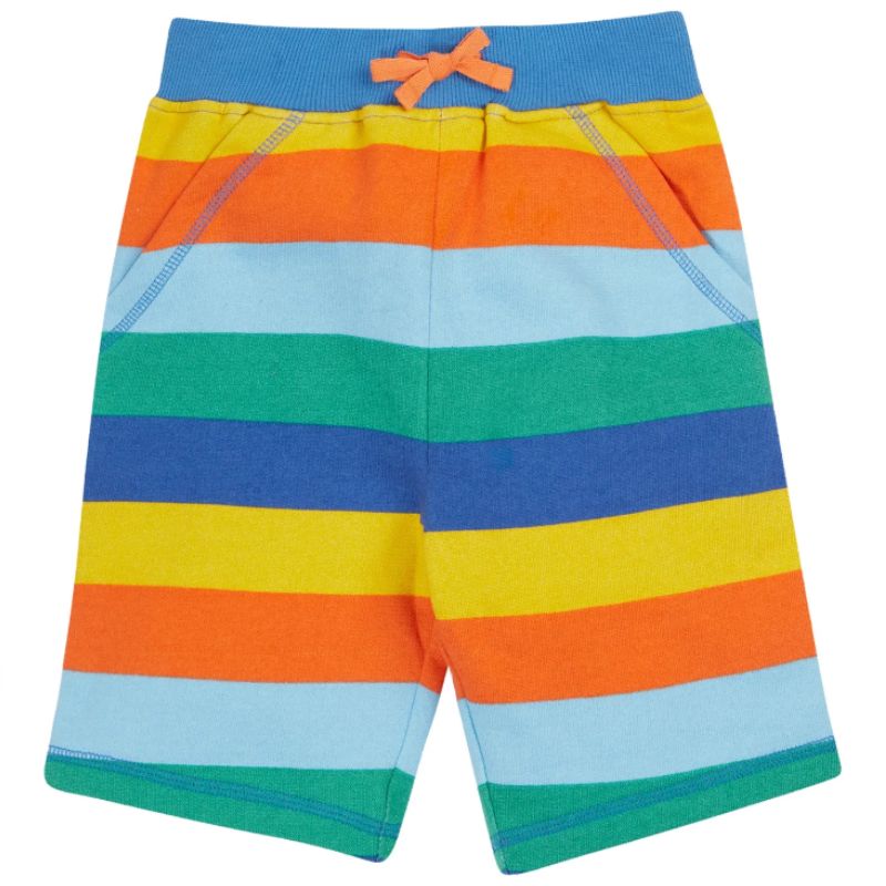 Frugi Samson Shorts - Bold and Bright Stripe