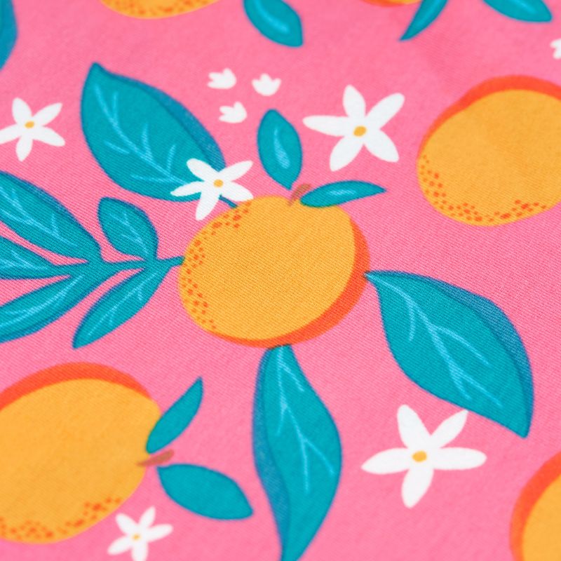 Frugi Summer Skater Dress - Short Sleeve - Orange Blossom