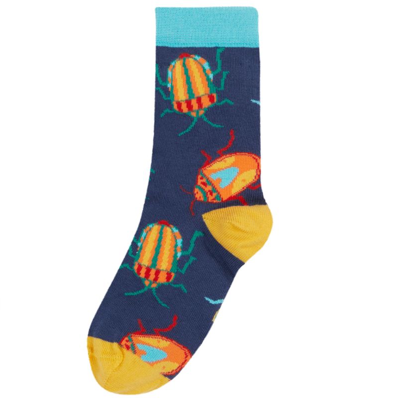 Frugi Rock My Socks - 3 Pack - Beetles Multipack