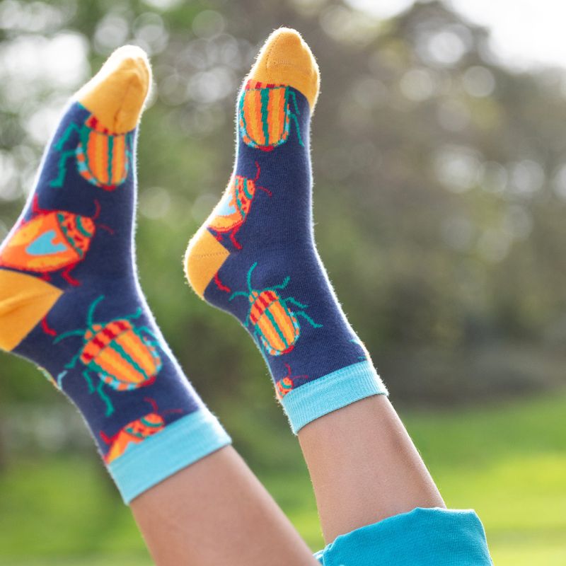 Frugi Rock My Socks - 3 Pack - Beetles Multipack
