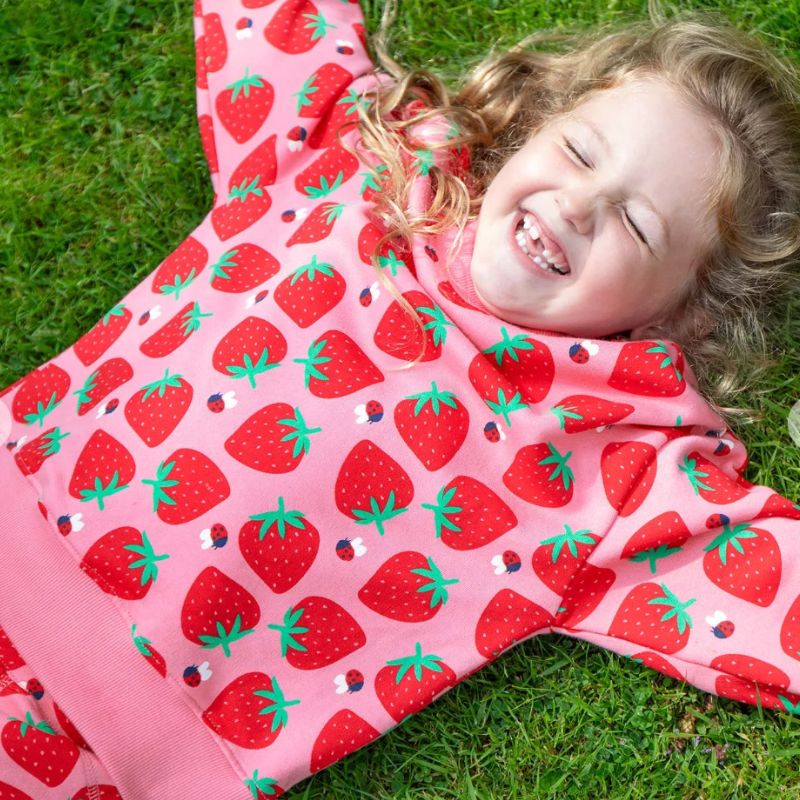 Frugi Superb Sweatshirt - Strawberry Pals