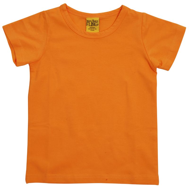 More Than A Fling by DUNS Kids T-shirt - Blazing Orange