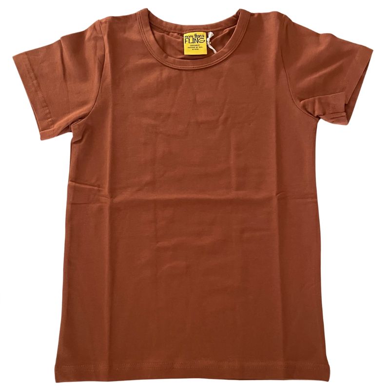 More Than A Fling by DUNS Kids T-shirt - Gingerbread Brown