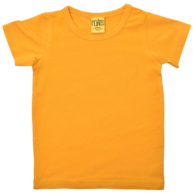 More Than A Fling by DUNS Kids T-shirt - Mineral Yellow
