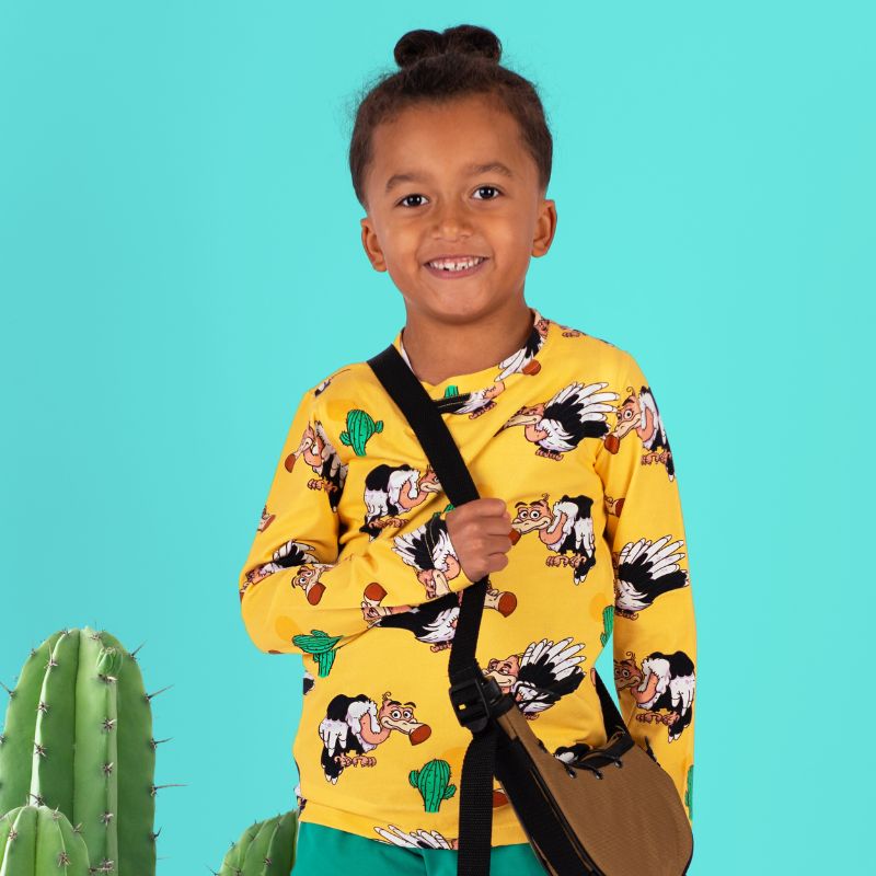 Raspberry Republic Desert Vulture Kids Long Sleeve Top