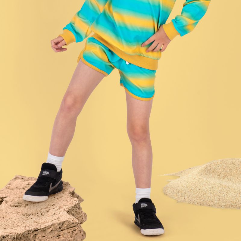 Raspberry Republic Gradient Kids Retro Sweat Shorts