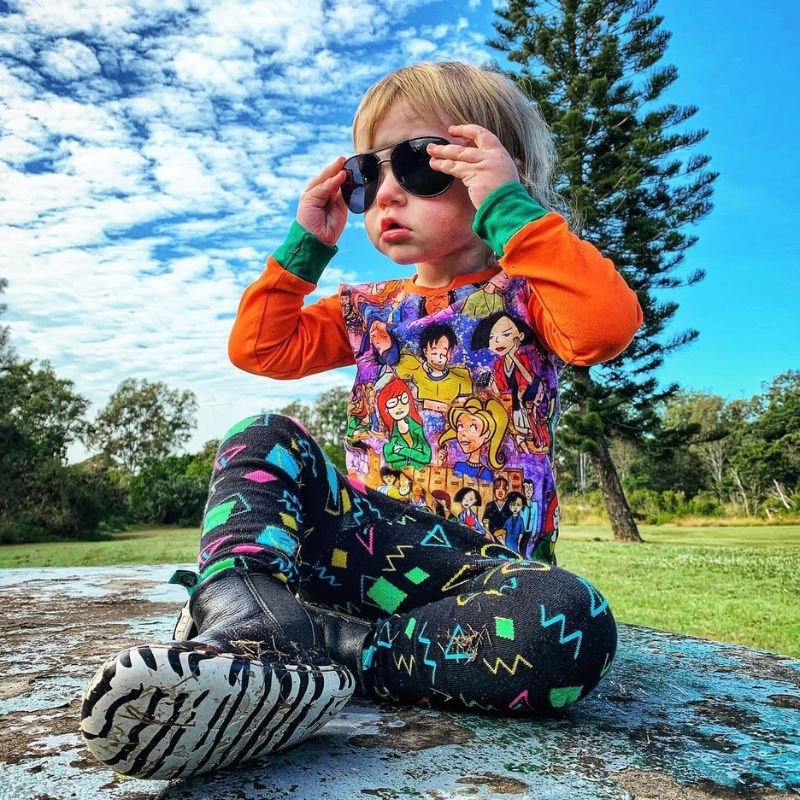 Slugs &amp; Snails Tights - 80s Curtains