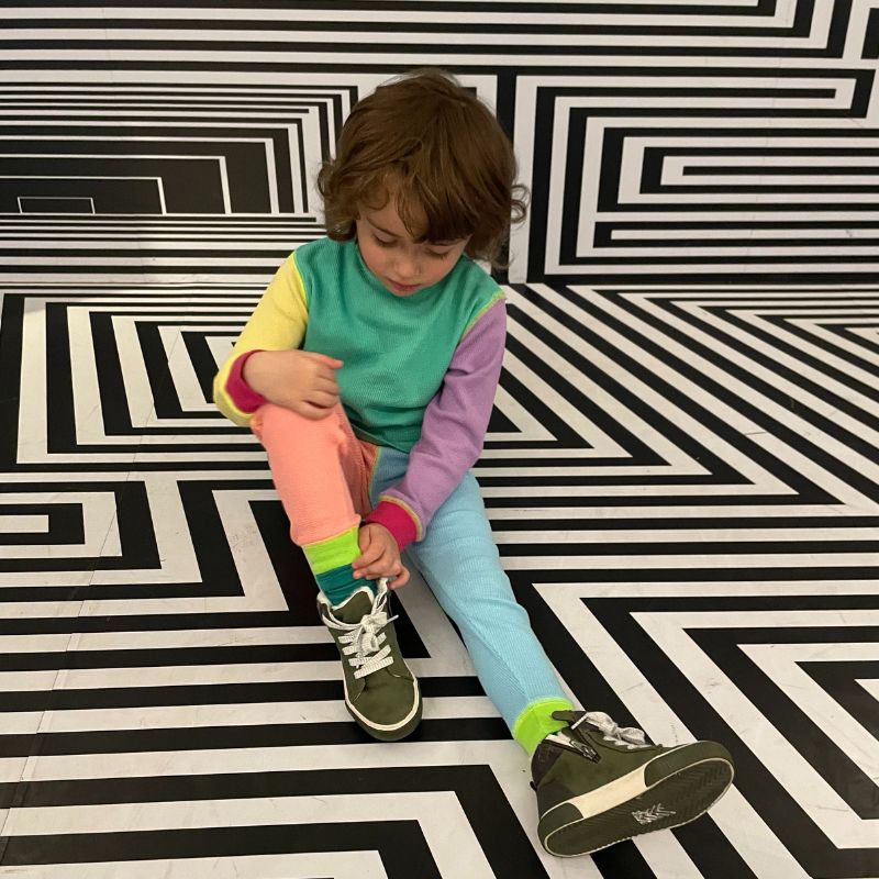 Slugs &amp; Snails 90s Neons Kids Waffle Cotton Set