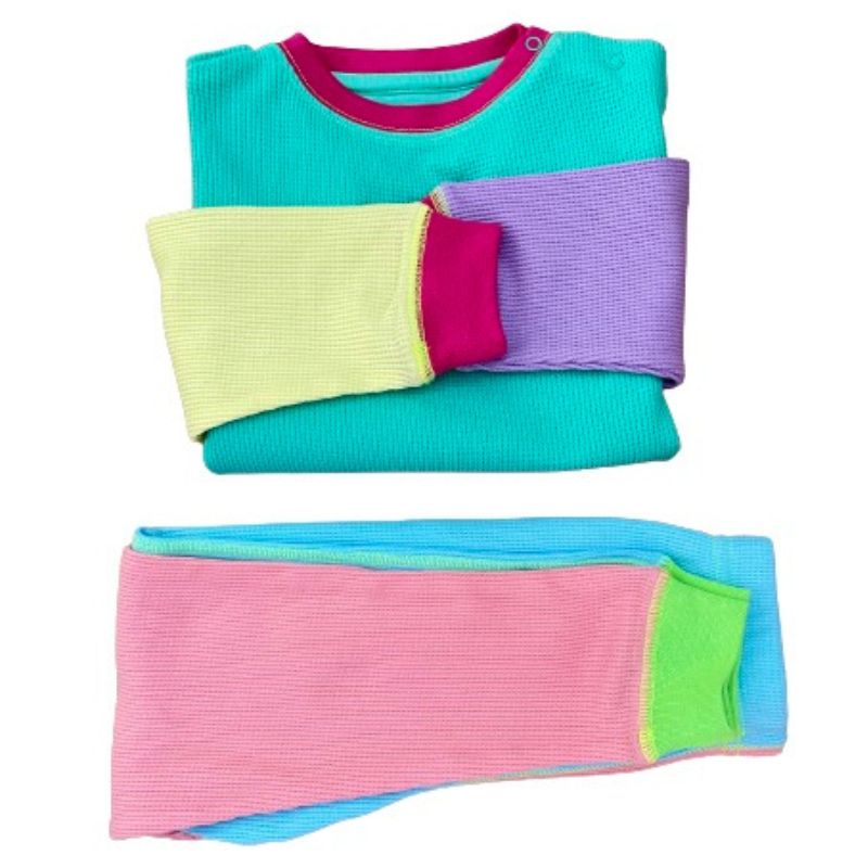 Slugs &amp; Snails Adult Waffle Cotton Set - 90s Neons