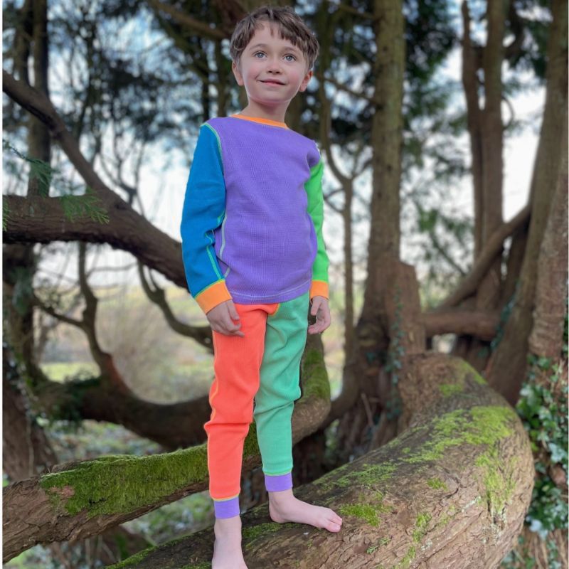 Slugs &amp; Snails 90s Dayglow Kids Waffle Cotton Set