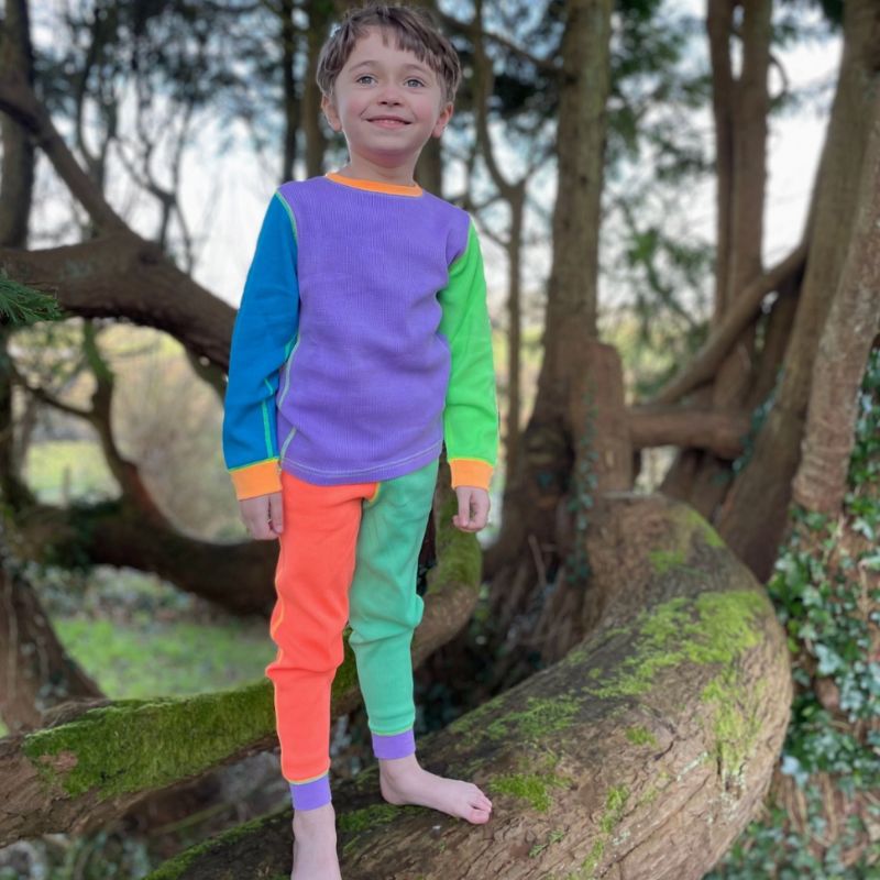 Slugs &amp; Snails 90s Dayglow Kids Waffle Cotton Set