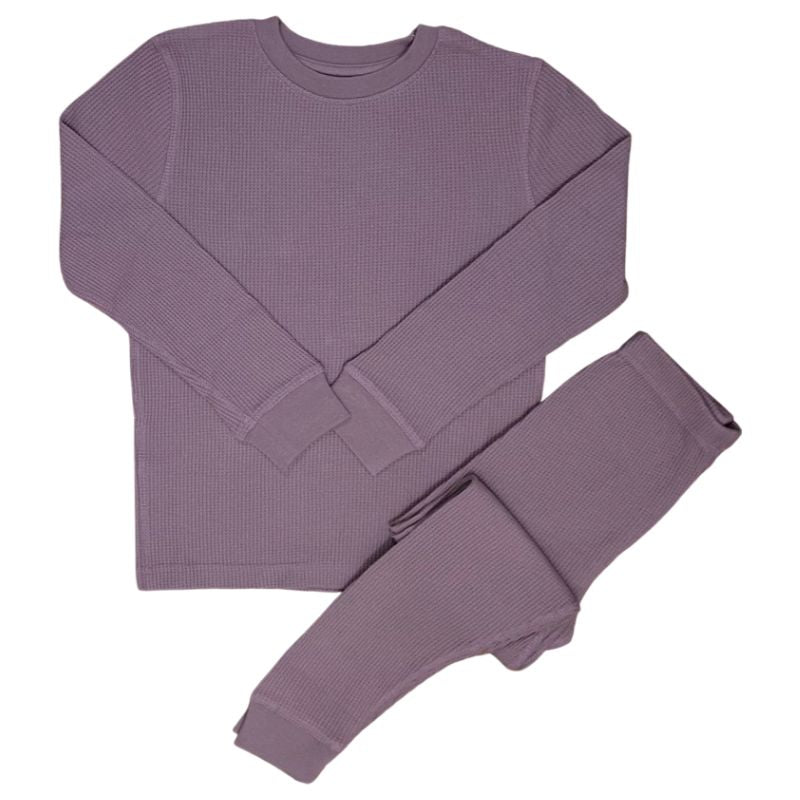 Slugs &amp; Snails Adult Waffle Cotton Set - PLUM JAM PURPLE