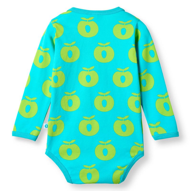 Smafolk Apple Bodysuit - Blue Atoll Rear