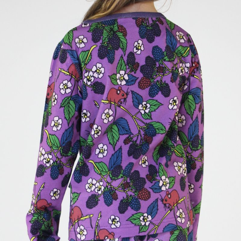 Smafolk Blackberries Top - Dusty Lavender Purple