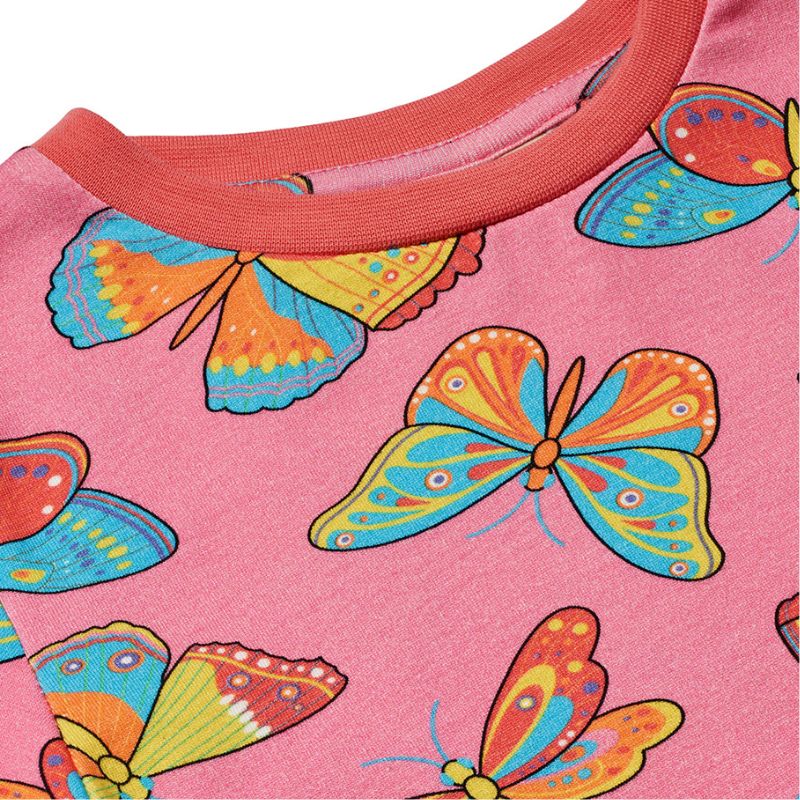 Smafolk Butterfly T-Shirt - Bubblegum Pink