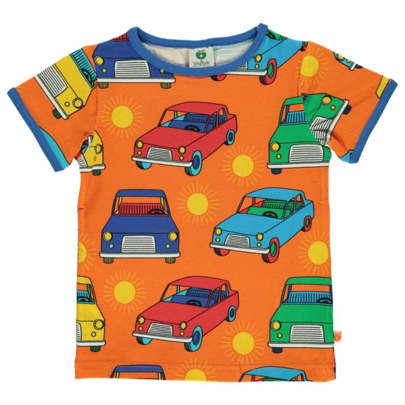 Smafolk Car T-Shirt - Orange