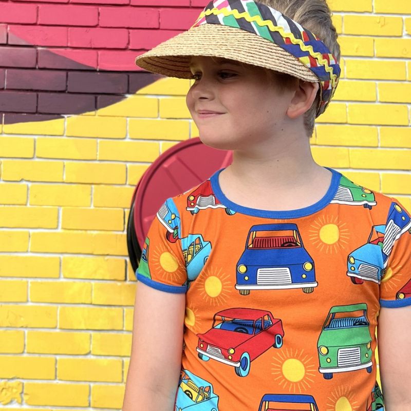 Smafolk Car T-Shirt - Orange