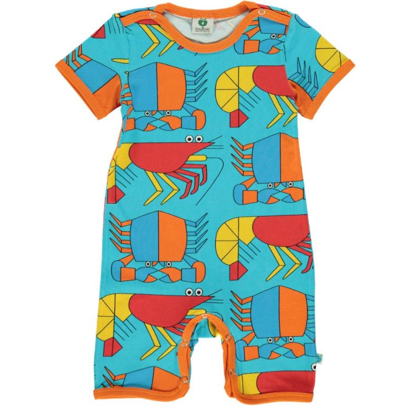 Smafolk Crustaceans Short Sleeve Romper Suit