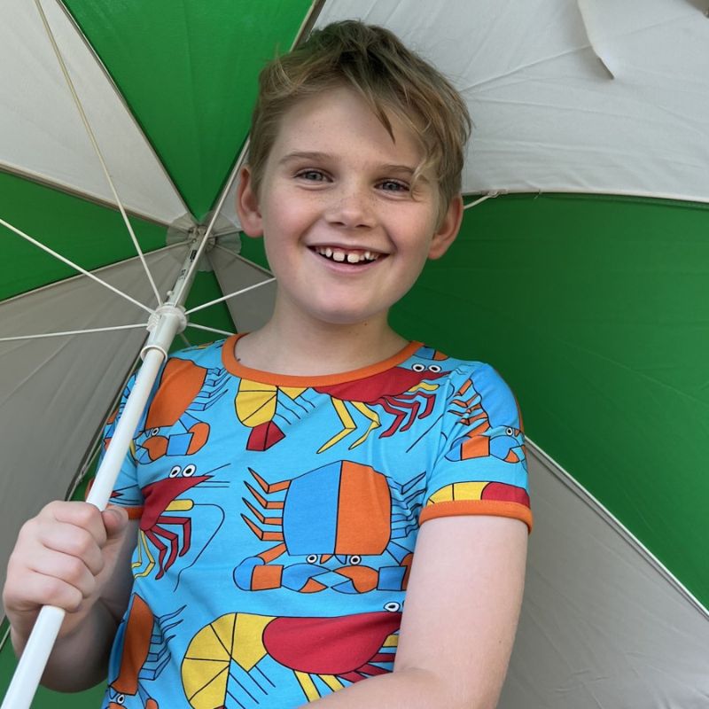 Smafolk Crustaceans T-Shirt - Blue Atoll