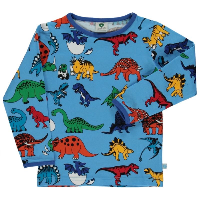 Smafolk Dinosaur Top - Blue Grotto