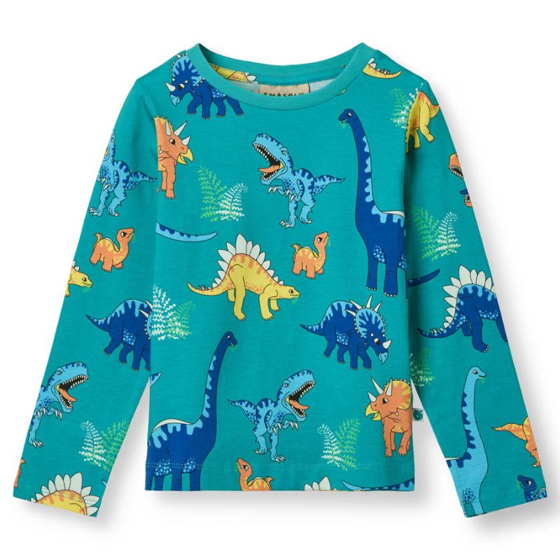 Smafolk Dinosaur Top - Teal