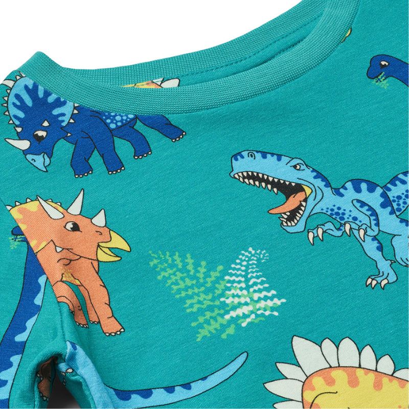 Smafolk Dinosaur Top - Teal