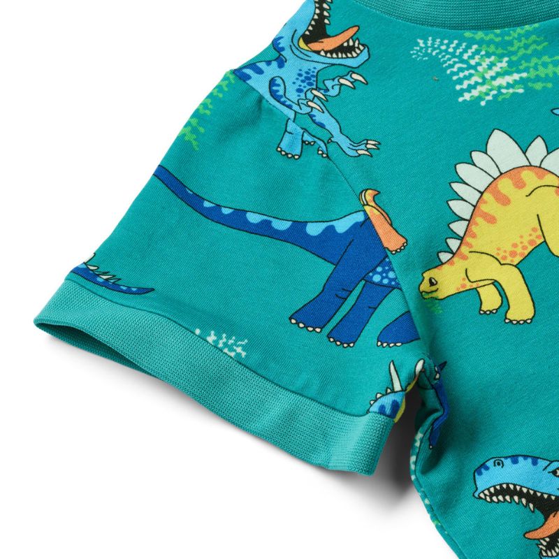 Smafolk Dinosaur T-Shirt - Teal