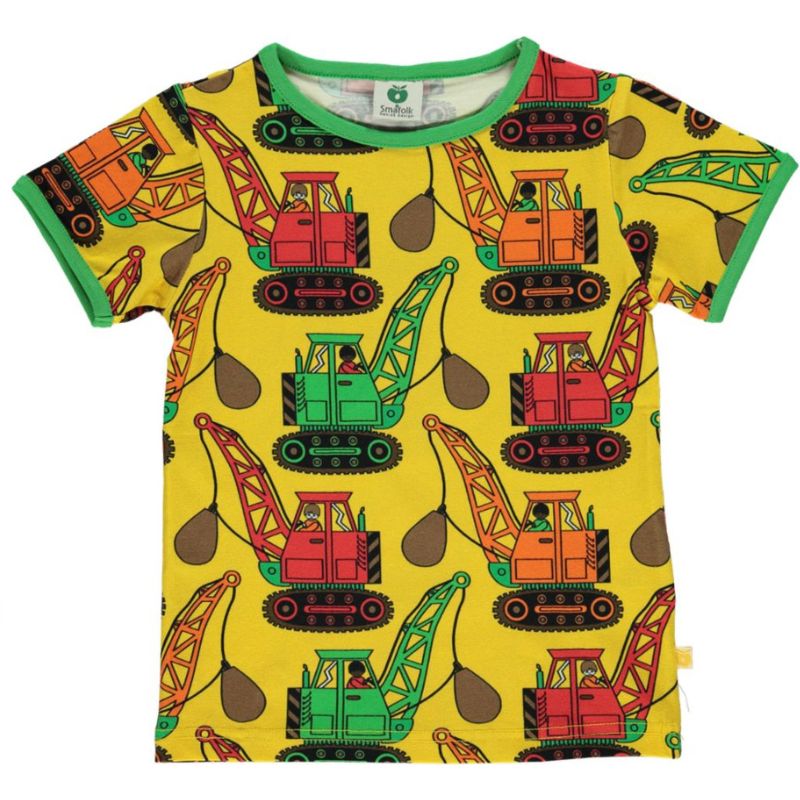 Smafolk Excavator T-Shirt - Yellow