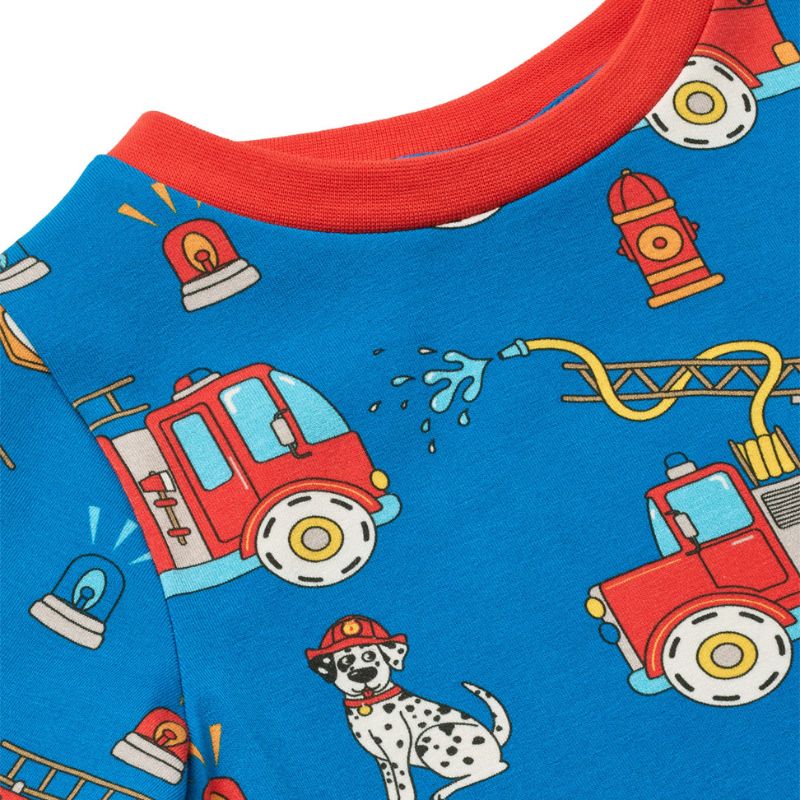 Smafolk Elstar Fire Truck Top - Brilliant Blue - closeup