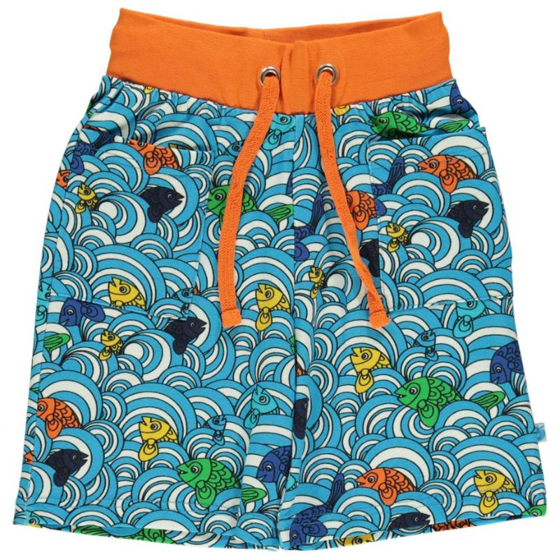 Smafolk Fish Shorts - Ocean Blue