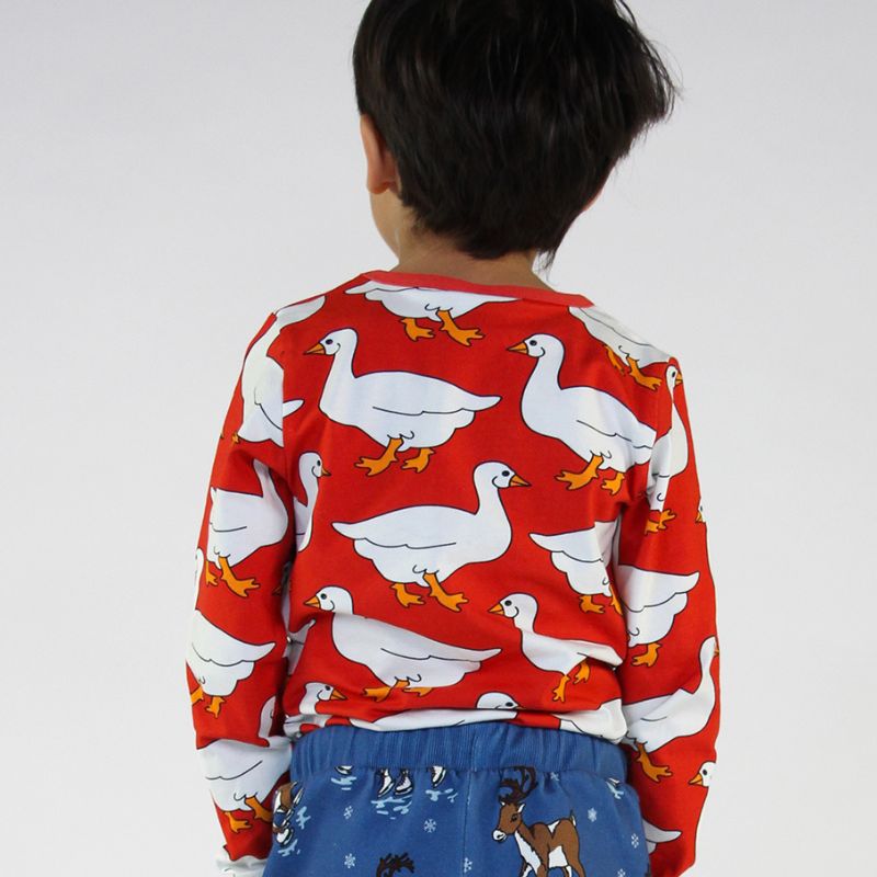 Smafolk Goose Top - Grenadine Red