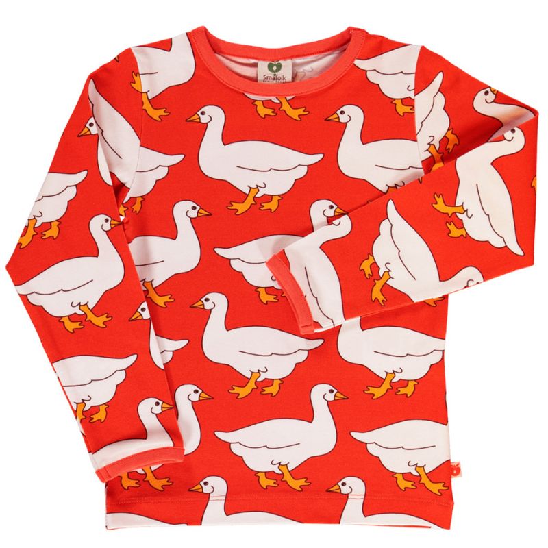 Smafolk Goose Top - Grenadine Red