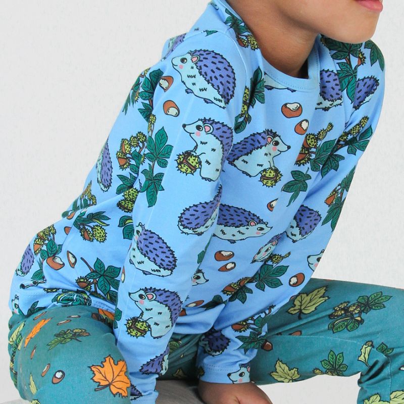 Smafolk Hedgehog Top - Alaskan Blue