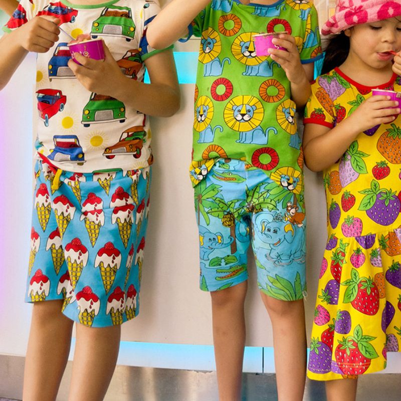 Smafolk Ice Cream Shorts - Ocean Blue