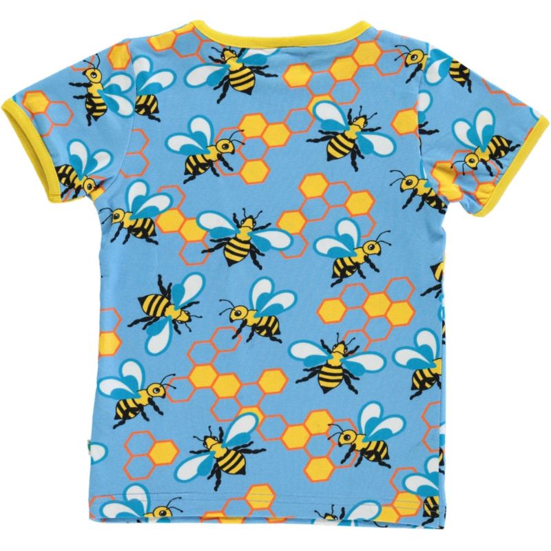 Smafolk Bees T-Shirt - Blue Grotto